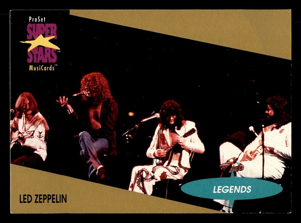 1991 Pro Set SuperStars MusiCards #22 Led Zeppelin Card